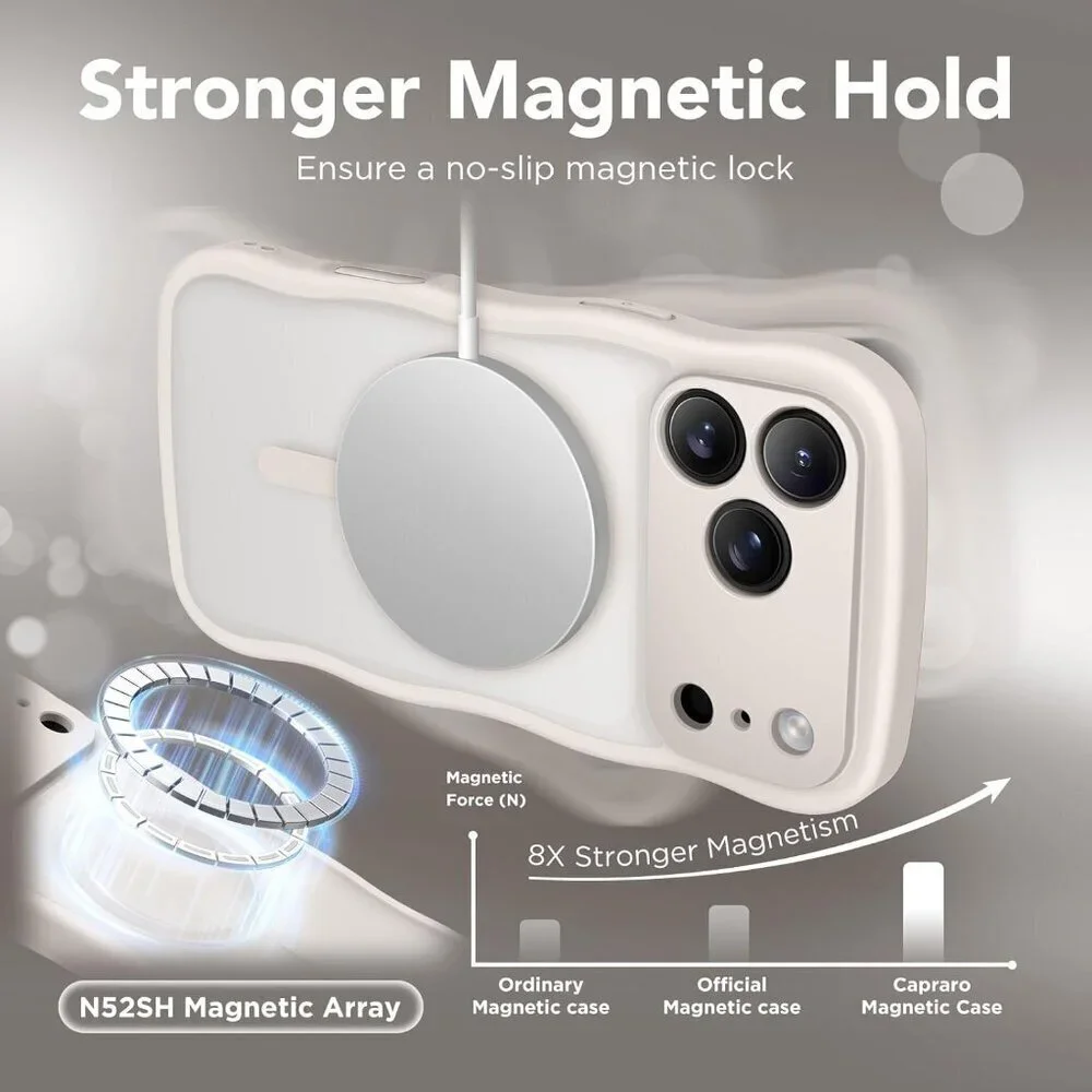 Women Stone Iphone 17 Pro Max Case Full Camera Protection Mag Safe